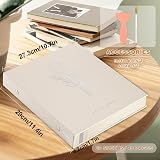 Lanpn Self Adhesive Photo Album 40 Pages Linen Scrapbook 6x4 7x5 A5 20 Sheets view 2