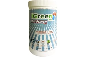 IGreen Pro Oxygen Bleach Destainer & Deodorizer for Household Cleaning & Laundry, Oxy Power Plus