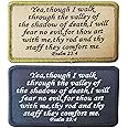 Jesus Bible Verse Patch, Psalm 23:4 Tactical Morale Patch, Bible Verse Walk Through The Valley of The Shadow of Death Embroidery Hook & Loop Patch