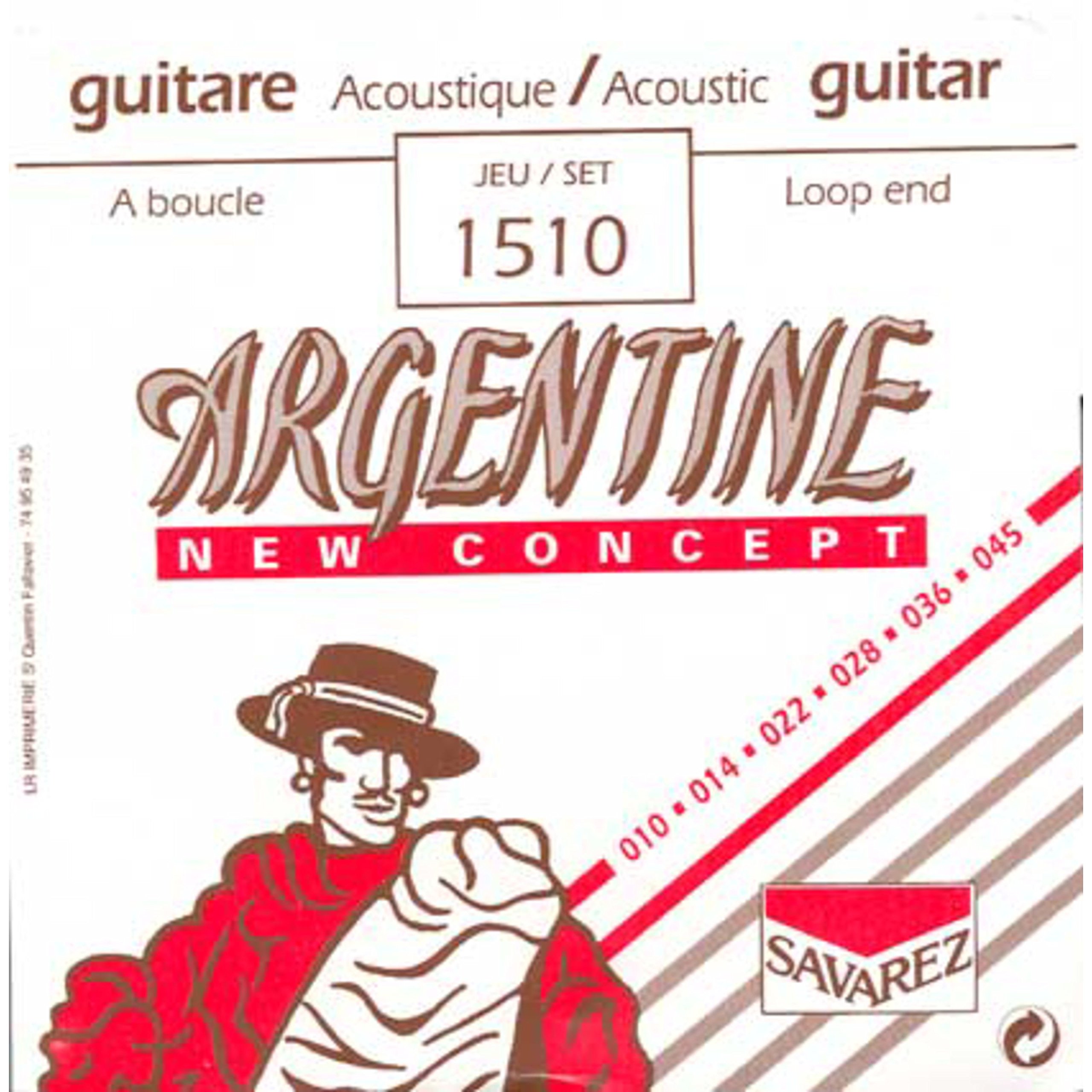 Argentine 1510Strings set Extra Light loop end