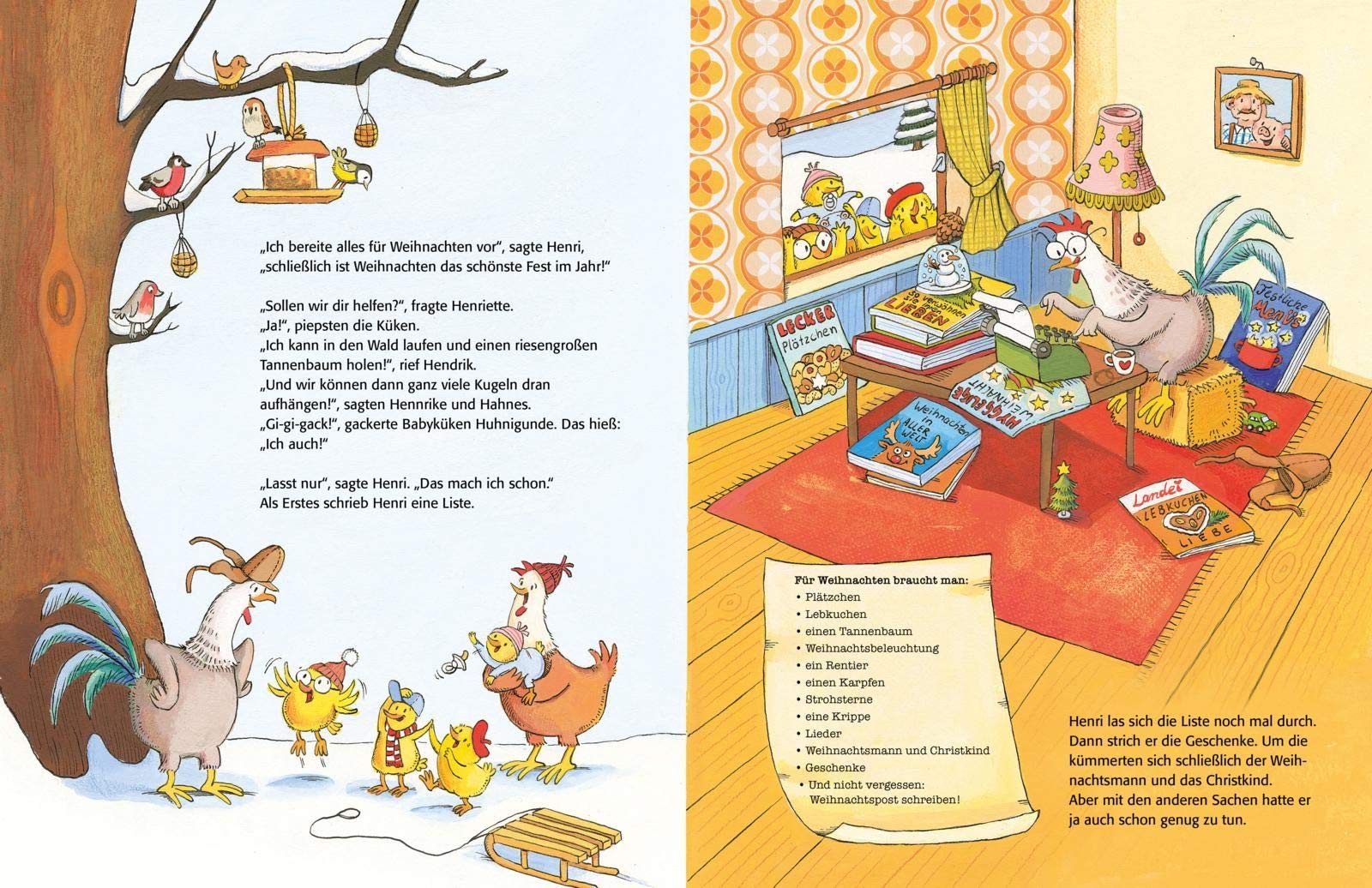 henri und henriette henri und henriette feiern weihnachten neudert cee 9783522459136 amazon com books