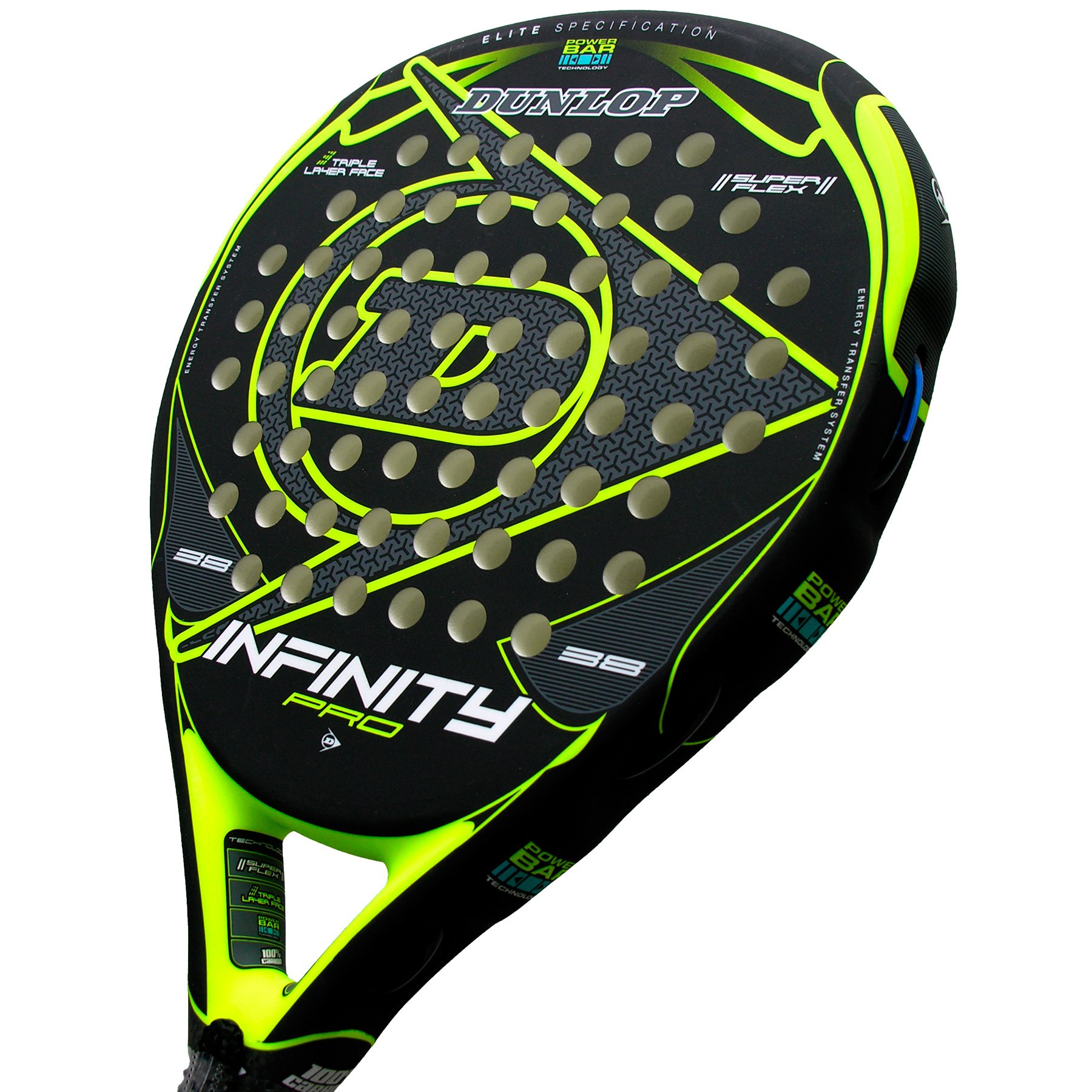 Dunlop Padel Tennis Racquet infinity pro Yellow Buy Online in UAE