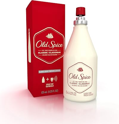 Old Spice Classic Cologne Spray 4.25 oz - Men's Fragrance