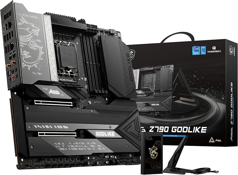 MSI MEG Z790 GODLIKE Motherboard E-ATX LGA 1700 DDR5 PCIe 5.0 Wi-Fi 6E