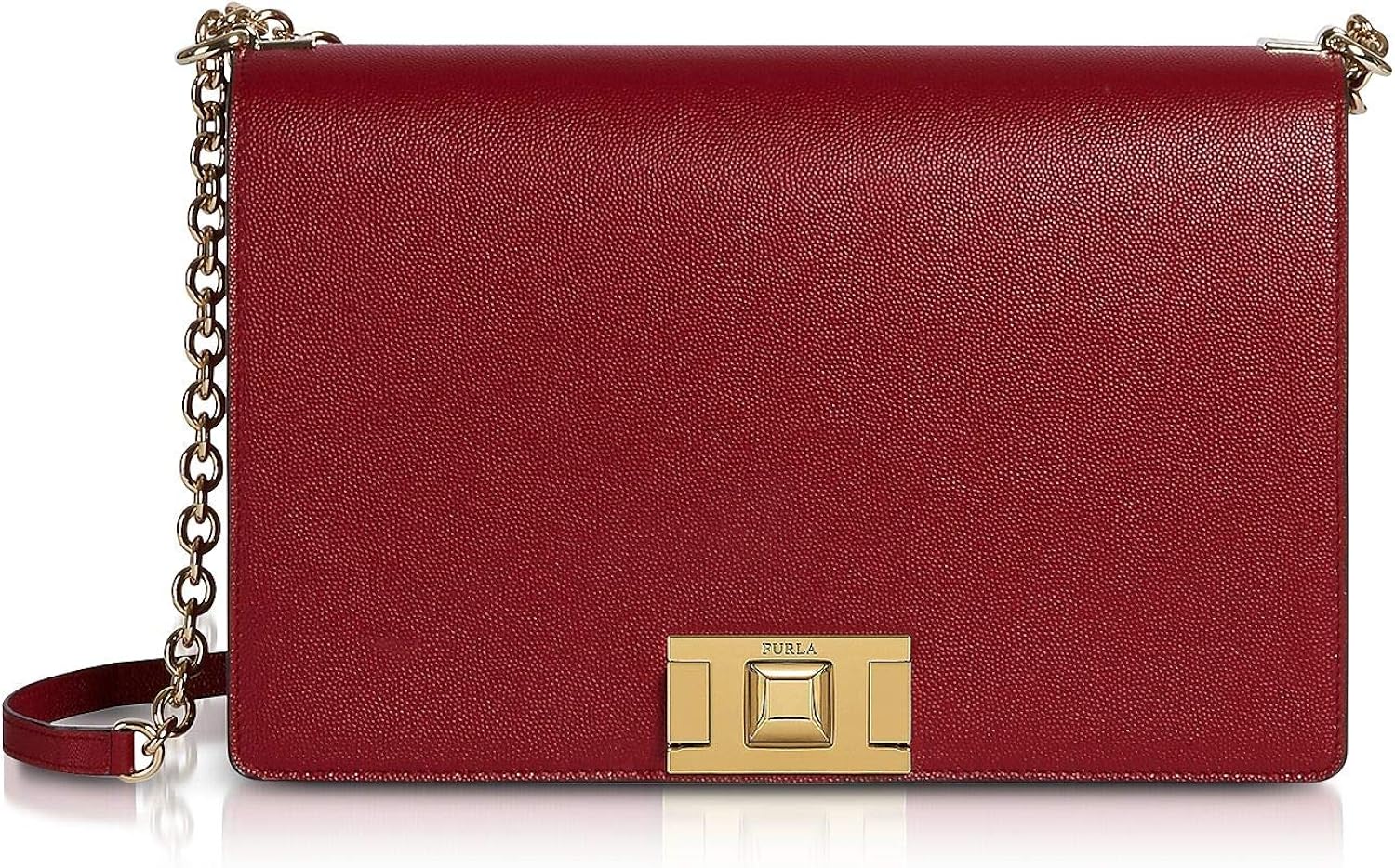 furla red shoulder bag