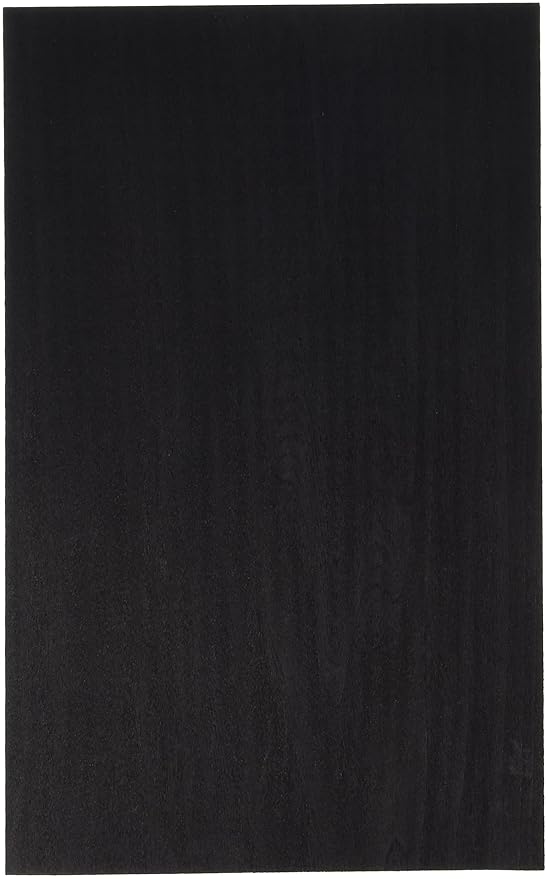Dyed Black, 3 Sq. Ft. Veneer Pack Wood Veneers