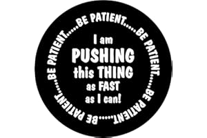 Tire Cover Central Be Patient Im Pushing Spare Tire Wheel Cover for RV Camper and All Other Spare tire Size (See Drop Down menu)