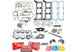 DNJ EK1168AM Master Engine Rebuild Kit for 2009-2011 Jeep Wrangler 3.8L V6 12V OHV 3778cc