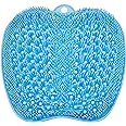 BESKAR Larger Foot Scrubber Mat with Non-Slip Suction Cups- Cleans, Smooths, Exfoliates & Massages Without Bending, Circulation & Soothes Tired Feet, Great for Shower or Bathtub