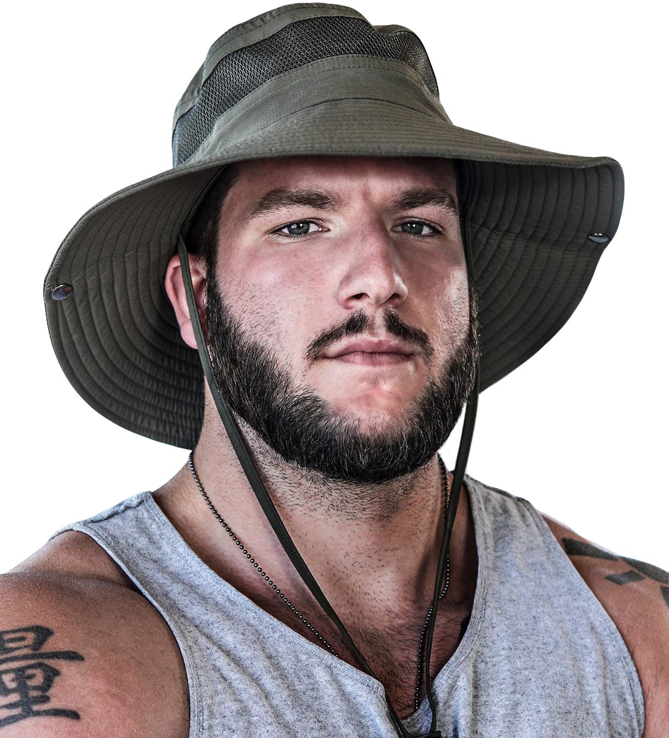 GearTOP Fishing Hat and Safari Cap with Sun Protection | Premium UPF 50+ Hats for Men and Women - Navigator Series