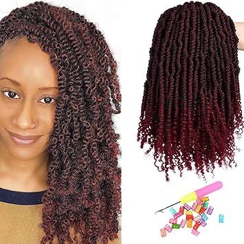 Amazon Com 14 Bomb Braids Kinky Twist Ombre Crochet Hair