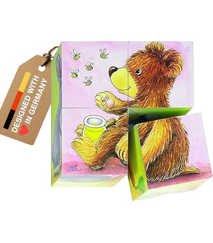 Goki Puzzle Alfabeto Giocattolo in Legno Multicolore Bambini