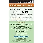 MAP San Bernardino Mountains: San Bernardino National Forest/San Gorgonio Wilderness/San Jacinto Wilderness and State Park (W