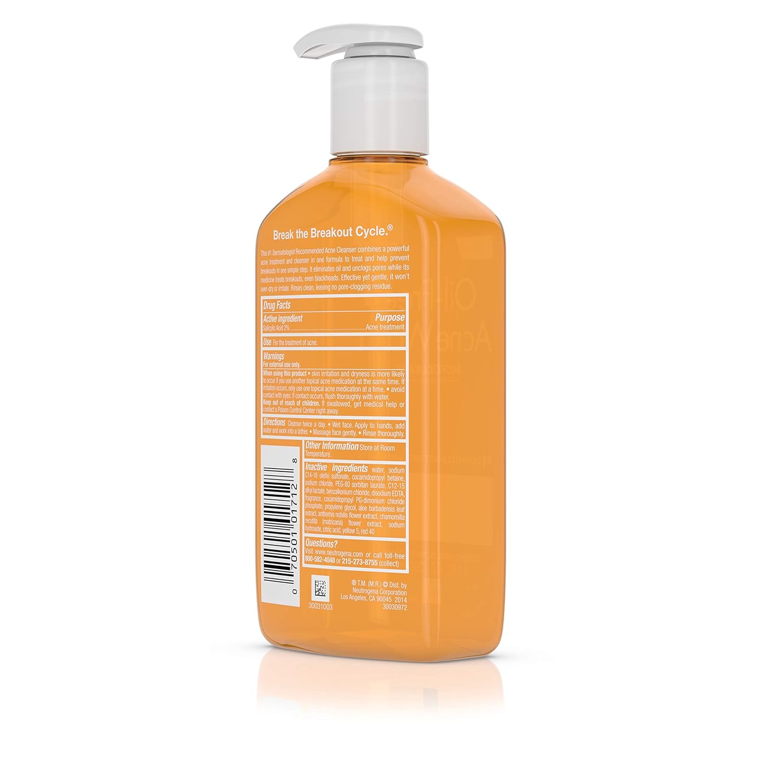 neutrogena acne face wash amazon