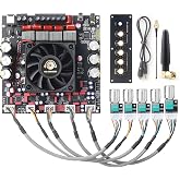 2.1 Channel Power Amplifier Board 300W+300W+600W, TPA3255 Chip with Bluetooth、AUX and USB Inputs, Audio Power Amplifier with Antenna (S600X-W)