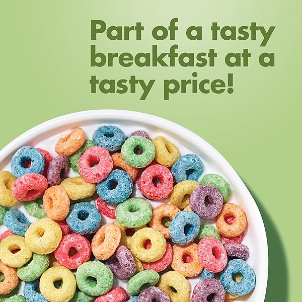 MALT-O-MEAL TOOTIE FRUITIES BREAKFAST CEREAL FOR KIDS, COLORFUL AND FRUITY FAMILY SIZE RESEALABLE BAG, 23 OZ