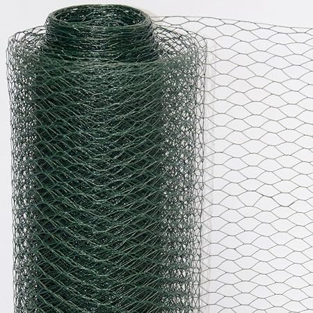 valla de Tela Metálica hexagonal + Postes | Rollo 5m | Altura tela ...