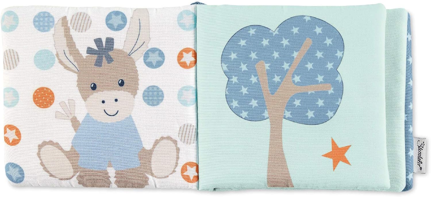 Sterntaler 3502000 Emmi Donkey Playbook, Age: Children from 0 Years, Multicoloured, Standard, 1 Stück (1er Pack) - Image 3