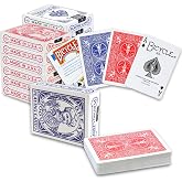 Bicycle Vintage Great Mogul Rider Back Playing Cards 12 Pack - Bundle with 12 Air Cushioned Playing Card Decks in Collectable Box Playing Cards Bulk