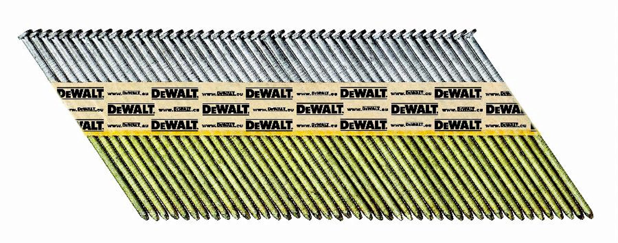 DEWALT DNPT28R63Z Clavos Cabeza Redonda Brillante 2.8x63mm for DIYers & Professionals, Ideal for Repair, Installation and Workshop tasks, red, 2200-piece Set