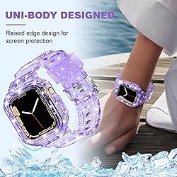 XYF Compatible for Crystal Clear Apple Watch