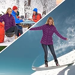 OAOA innovation Womens Heated Jacket with 10000mAh
