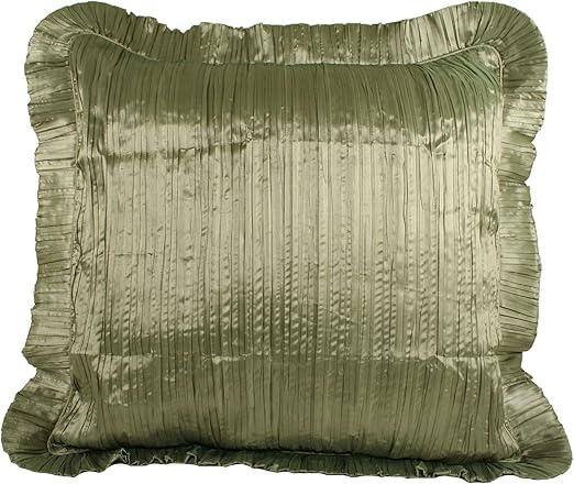 Amazon Com Croscill Iris European Pillow Sham Green Home Kitchen