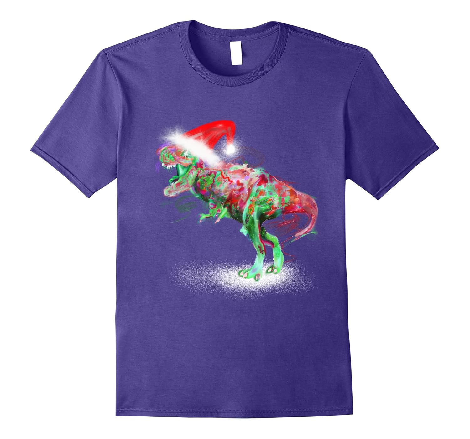 T rex Christmas T-shirt-ANZ