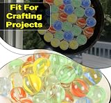 ARSUK Cat’s Eye Glass Marbles 40pc 250g 15–16mm Colourful Beads view 7