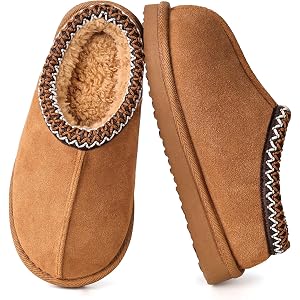 Gdazzio Kids Slippers Girls Boys Fuzzy Memory Foam House Slippers Soft | Warm, Slip-on, Plush Lined, Home Shoes