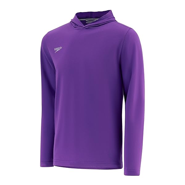SPEEDO UNISEX-ADULT T-SHIRT LONG SLEEVE HOODIE PULL OVER...