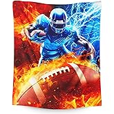 Boys Blanket Football Throw Blankets Gift for Kids Teens - 40x50 Inches Cozy Soft Sport Theme Decor Throw for Couch Sofa Bed Office Son Birthday Gift