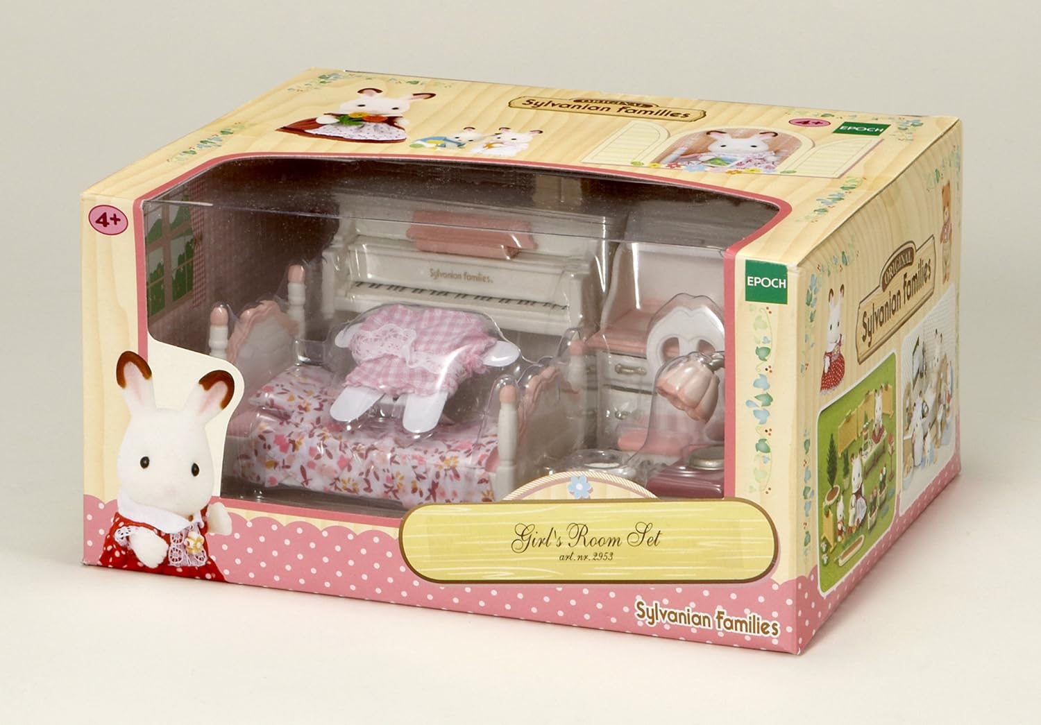 sylvanian families girl's room set