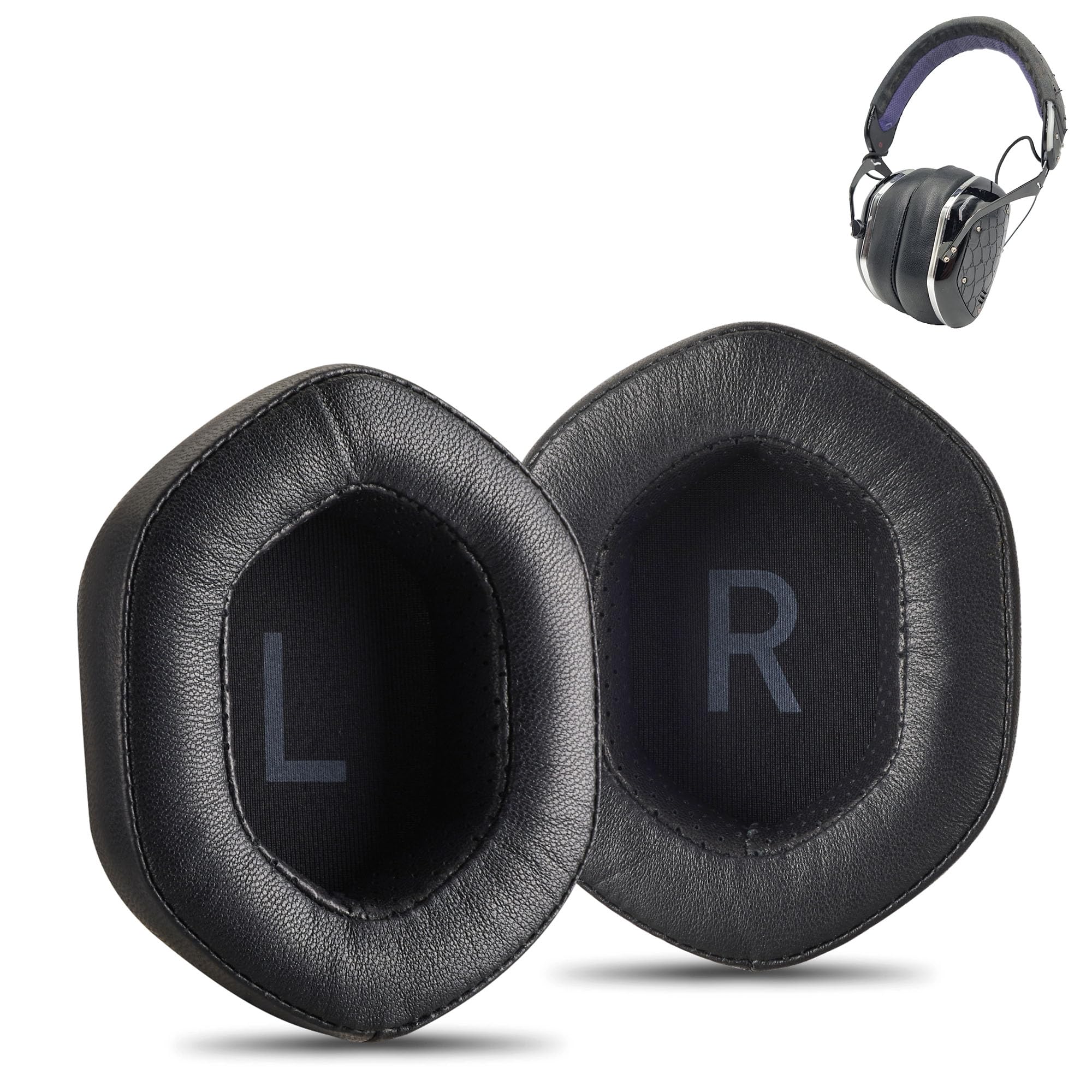 AHG Accessory House Global Premium Cross fade wireless Ear Pads Cushion Compatible w/V-Moda Crossfade 3 Wireless M-100 Master / M100 Crossfade 2 and LP2 / LP. Sheepskin Leather | ExtraThick