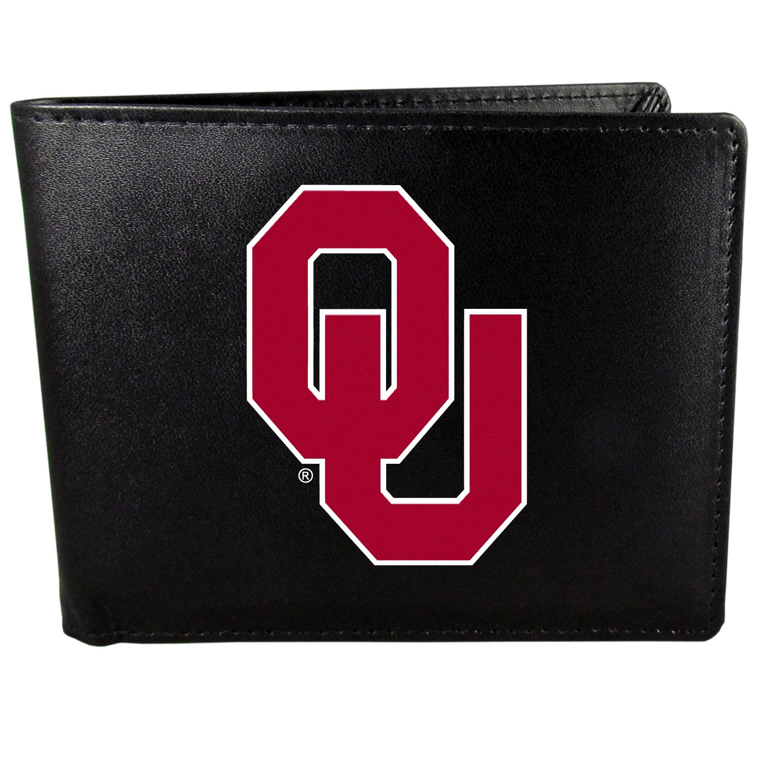 Siskiyou Sports NCAA Mens Oklahoma Sooners Bi-fold Wallet Large Logo One Size Black