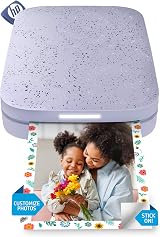 HP Sprocket 2x3 Instant Photo Printer Purple Portable Bluetooth Mobile Printer