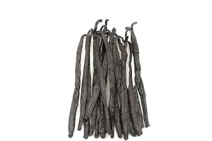 10 Madagascar Vanilla Beans - Grade A 5"-7" Creamy Gourmet Bourbon for Natural Homemade Extract and Baking & Cooking 10 Count