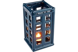 Doctor Who Tardis Candle Holder, 5.5" Ceramic - Holds Tealight & Votive Candles - Officially Licensed - Special Dr. Who Decor - Gift for Teens, Adults, Men, Women, Mother's Day, Father's Day