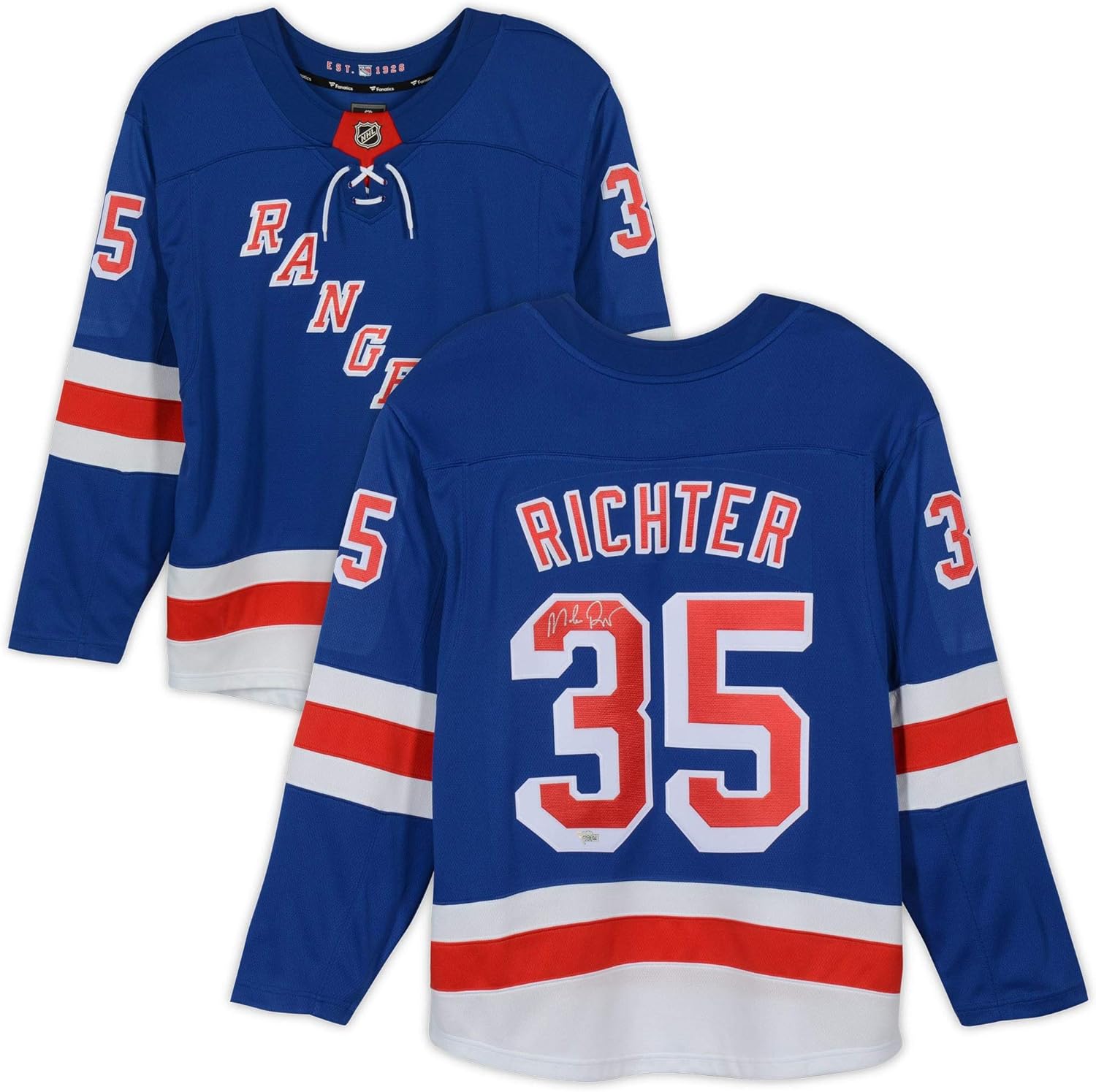 mike richter signed jersey