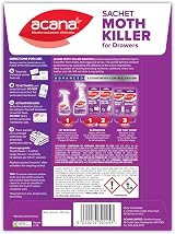 Acana Moth Killer Sachets 16 Pack for Drawers & Storage Lavender Scent view 5