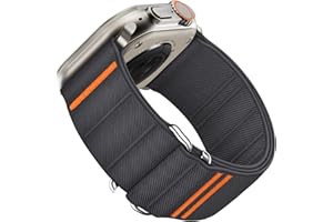 Suitisbest Sport Bands Compatible with Apple Watch Ultra Band 49mm 46mm 45mm 44mm 42mm 38mm 40mm 41mm Men Women, Stretchy Nylon Sport Loop Strap with S-Hook for iWatch Series 10 Ultra SE 9 8 7 6 5 4 3