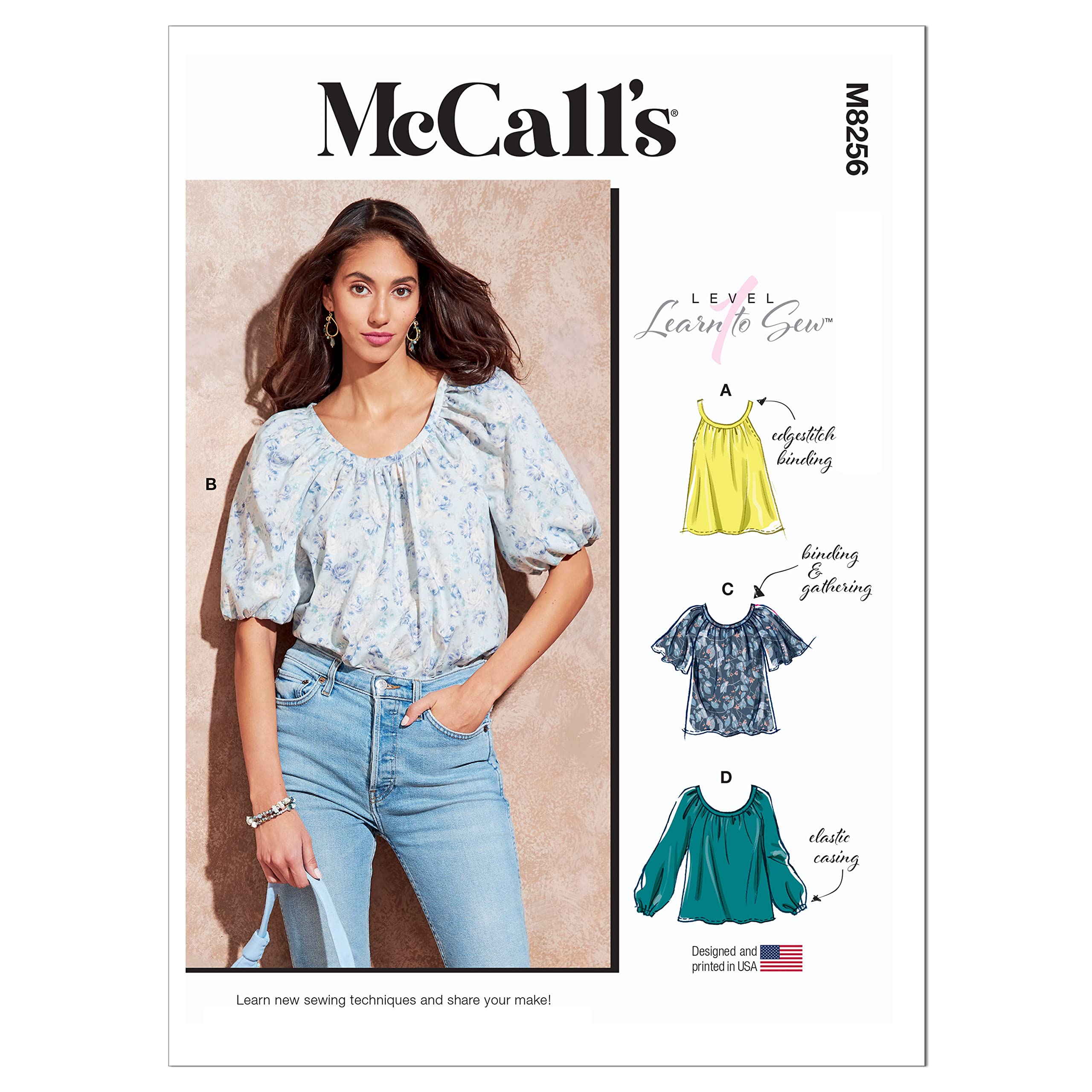 McCalls M8256A Misses TOP/Vest