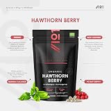 ALPHA01 Organic Hawthorn Berry 1000mg Vegan Capsules 180 view 2