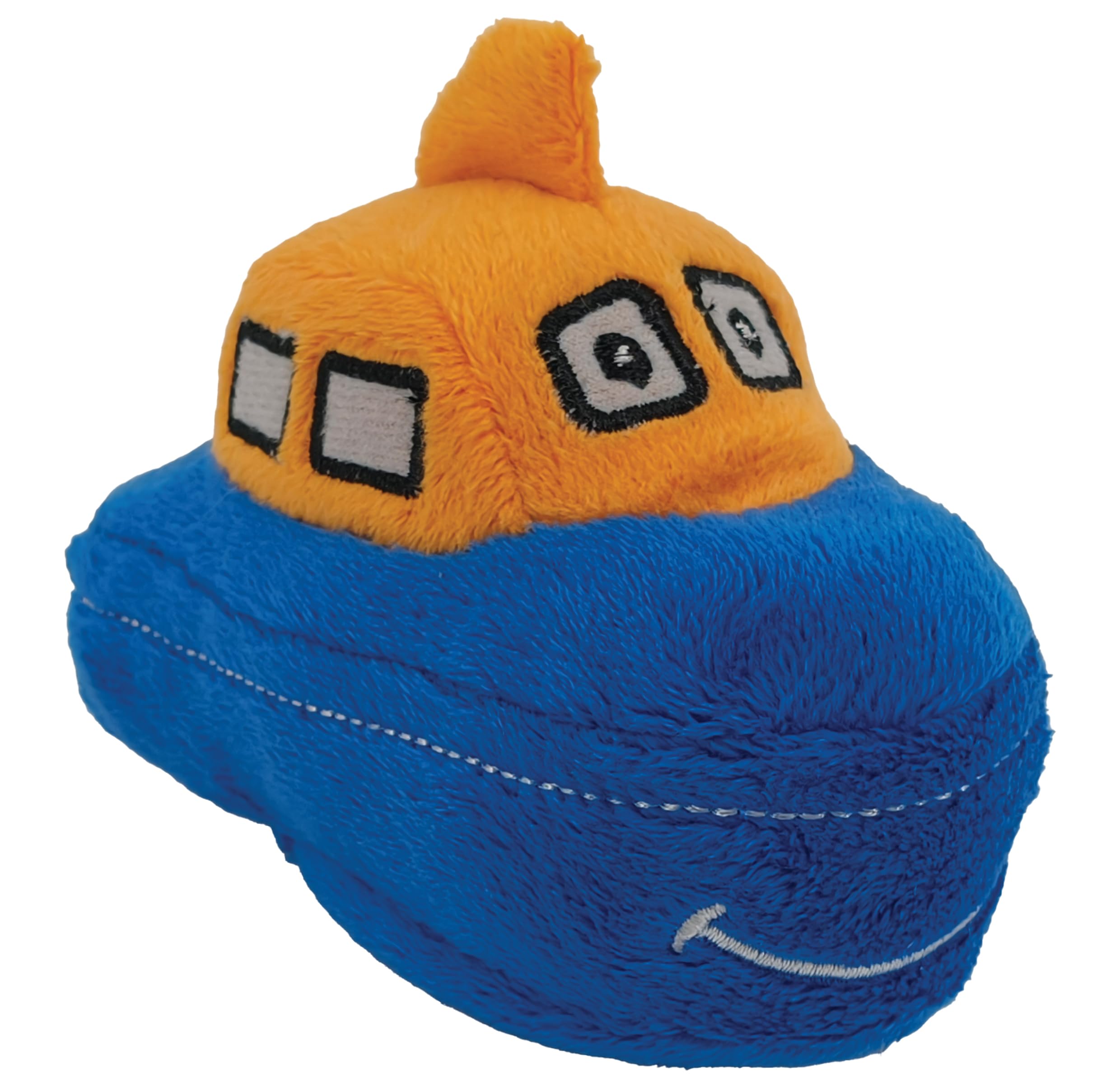 The Puppet Company Boat Finger Puppet in Blue - Commute Plush Toy for Storytelling, Role Play and Travel - Cute Sea Vechile Collectable for Children and Adults - 9m