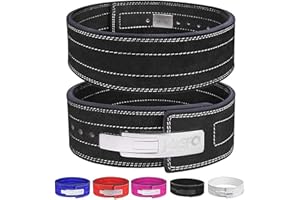 JAYEFO SPORTS LEATHER WEIGHT LIFTING LEVER BELT FOR POWERLIFTING IPF BUCKLE MEN & WOMEN STRONGMAN 10MM WORKOUT DEADLIFTS