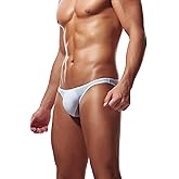 Newsywell Men's Ice Silk Bikinis Low Rise Briefs Underwear