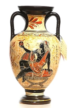 Greek Ceramic Amphora Jar Vase Pot Vessel Painting Goddess