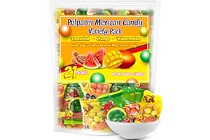DON TURINOS ¡QUE RICOS! Tamarindo Dots Mexican Candy Variety Pack, 21 Packs of Spicy, Sweet, and Salty Tamarind Fruit Flavors (Tamarindo, Mango, Watermelon)
