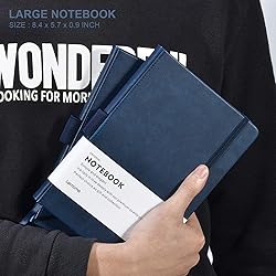 Thick Classic Notebook with Pen Loop - A5 College