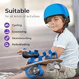 Niftii Kids Helmet and Pads Set Adjustable Multi-Sport Blue view 3